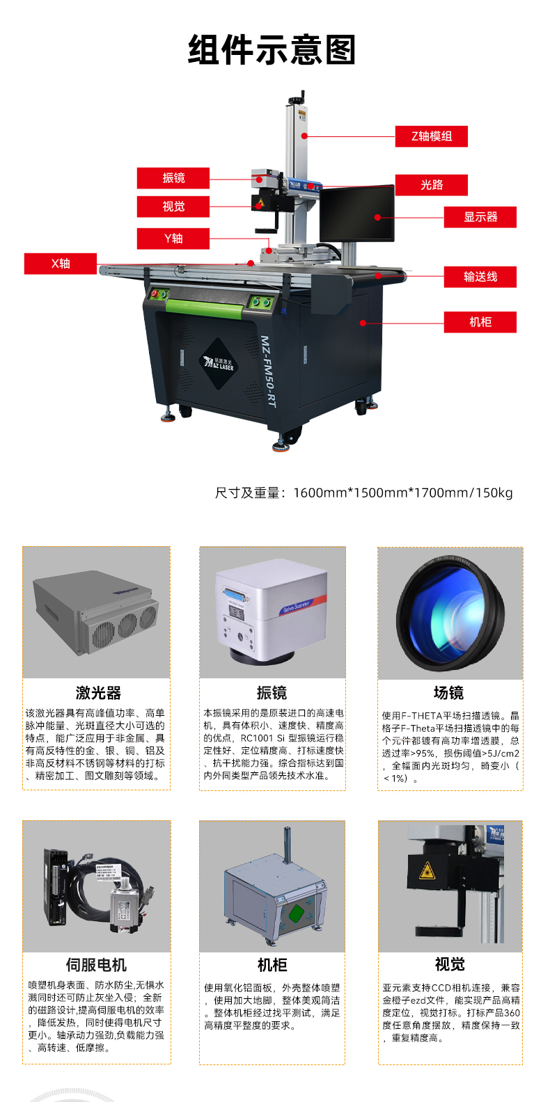 50瓦雙軸視覺(jué)激光打標(biāo)機(jī)(圖4) 50瓦雙軸視覺(jué)激光打標(biāo)機(jī)(圖4)